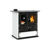 Печь-камин La Nordica ROSETTA SINISTRA STEEL BIANCO PUNTINATO (белый)