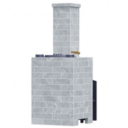 Комплект Grom 40 (П2) Классика 1130/40/50 Талькохлорит кирпич Гефест