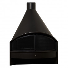 Камин на дровах LOFT-35 RUSSIA GRILL