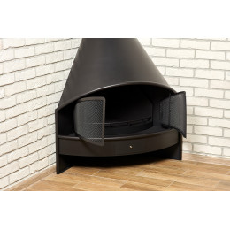 Камин на дровах LOFT-35 RUSSIA GRILL