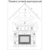 Печь-камин Прованс угловой-двухъярусный Кимры