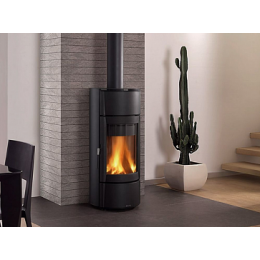 Печь-камин La Nordica Fortuna Steel Nero Antracite