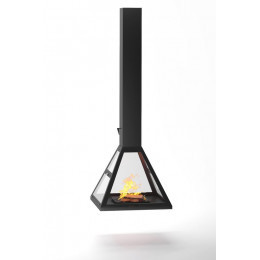 Подвесной камин из стекла и металла FLY Openfire