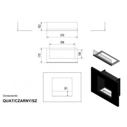 Биокамин Kratki (Кратки) Quat-pro Qube