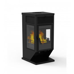 Печь-камин Hors-6 Black Stove