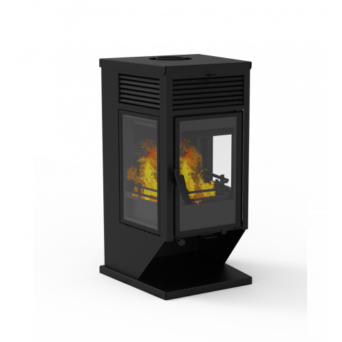 Печь-камин Hors-6 Black Stove
